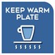 Keep warm plate
